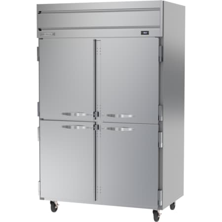 Beverage-Air Refrigerator, Reach In, Top Mount, Two Section, (4) Half Solid Doors HR2HC-1HS